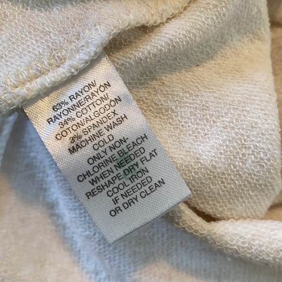 Lou & Grey Cream Oversized Hoodie Size S - Picture 11 of 11